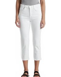 Edwin - Bree Mid Rise Straight Crop Jean - Lyst