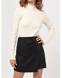 Greylin - Sarai Pleat Mini Skirt - Lyst