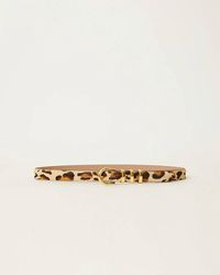 B-Low The Belt - Kad Calf-Hair Leather Belt - Lyst