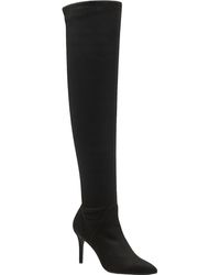 Jessica Simpson Ravyn Suede Zipper Over-the-knee Boots in Red | Lyst