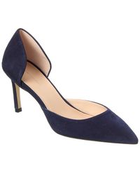 Stuart Weitzman - Mara 75 Dorsay Suede Pump - Lyst