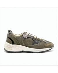 Golden Goose - Star Emblem Sneakers With Suede And Mesh Panels - Lyst
