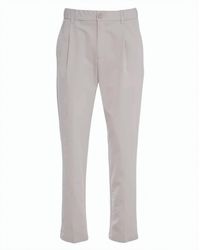 Herno - Technical Stretch Seersucker Drawstring Trousers - Lyst