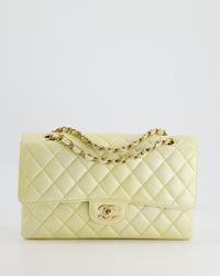 Chanel - Lemon Sobert Shimmer Medium Classic Double Flap Bag - Lyst