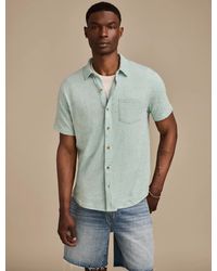 Lucky Brand - Linen Short Sleeve Button Up Shirt - Lyst