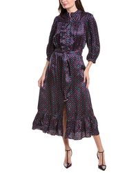 Sandro - Tie Waist Shirtdress - Lyst