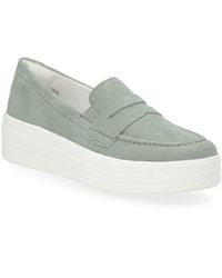 Remonte - D1C05 Platform Suede Loafer - Lyst