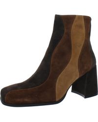 Jeffrey Campbell - Lavalamp Almond Toe Block Heel Ankle Boots - Lyst