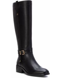 Xti - Carmela Leather Dress Boots - Lyst