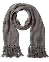 Golden Goose - Ribbed Knit Wool Scarf - Lyst