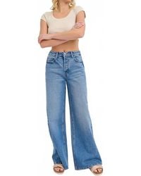 cello - High Rise Wide Leg Jeans - Lyst