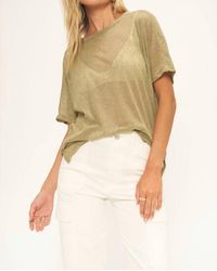 Project Social T - Be My Baby Seamed Mesh Relaxed Tee - Lyst