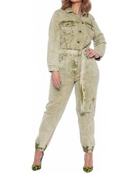 Circular Path - Jean Jacket Jumpsuit - Lyst
