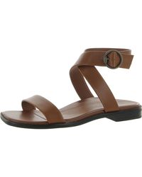 Vionic - Anaya Leather Ankle Strap Strappy Sandals - Lyst