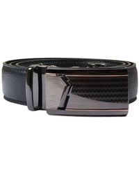 TruClothing - Leather Ratchet Belt Automatic Click Buckle Adjustable Trim To Fit - Lyst