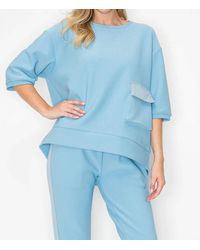 Joh - Karen Knit Crepe Top - Lyst