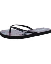 Juicy Couture - Zamia Patent Slip-on Flip-flops - Lyst