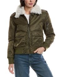 Sam. - Amelia Shearling-Trim Coat - Lyst