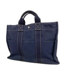 Hermès - Deauville Canvas Tote Bag (pre-owned) - Lyst