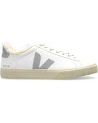 Veja - Campo Fured Low-Top Leather Sneakers - Lyst
