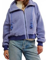 Free People - Alpine Sherpa Jacket - Lyst
