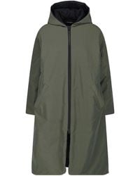 Cape Concept - Hooded Longline Raincoat - Lyst