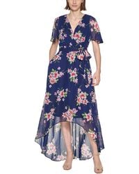 Jessica Howard - Chiffon Floral Maxi Dress - Lyst