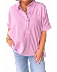 Umgee - Button Up Top - Lyst