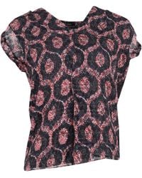 Isabel Marant - Paisley Print V-Neck Blouse - Lyst