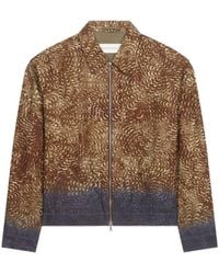 Dries Van Noten - Animalier Print Bomber Jacket - Lyst