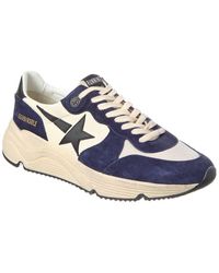 Golden Goose - Running Sole Leather & Suede Sneaker - Lyst