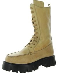 Free People - Lace-Up Knee-High Boots - Lyst