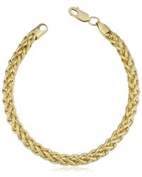 Pompeii3 - 14k Yellow Filled 6-mm Bold Franco Link Chain Bracelet - Lyst