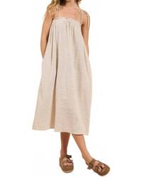 Sadie & Sage - Mojave Tie Strap Midi Dress - Lyst