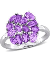 Mimi & Max - Multi-Shape Gemstone Cluster Ring Sterling - Lyst