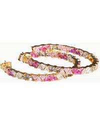 Native Gem - Mare Hoops Earrings - Lyst
