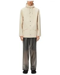 Rains - Snap Closure Raincoat Jacket - Lyst