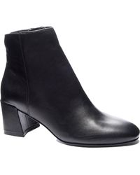 Chinese Laundry - Daria Faux Leather Ankle Booties - Lyst