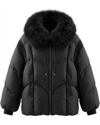 Alaska® Outerwear - Mallory Genuine Fur Trim Down Fill Jacket - Lyst