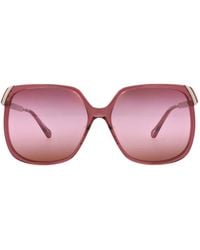 Chloé - Square-Frame Recycled Acetate Sunglasses - Lyst