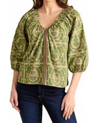 Double A - Beatrice V Neck Top - Lyst