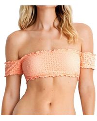 Seafolly - Off The Shoulder Bikini Top - Lyst