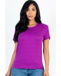 TRUEDAMES - Fashnzfab Basic Short Sleeve T-Shirt - Lyst