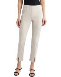 Apny - Pull-On Ponte Pant With Split Hem - Lyst