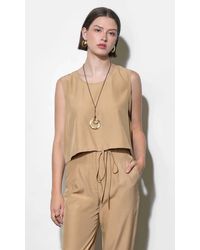 Greylin - Zoey Side Button Top - Lyst