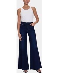 Pistola - Izzy Mid Rise Wide Leg Jeans - Lyst