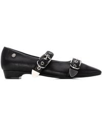Xti - Pointed Toe Mary Jane Ballet Flats By - Lyst