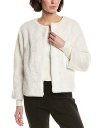 Tahari - Vegan-Fur Jacket - Lyst