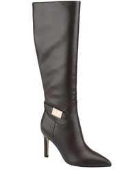Calvin Klein - Kcjeora Faux Leather Tall Knee-high Boots - Lyst