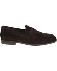 Doucal's - Penny Adler Calf Leather Loafers - Lyst